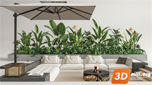Outdoor Sofa Skp Files